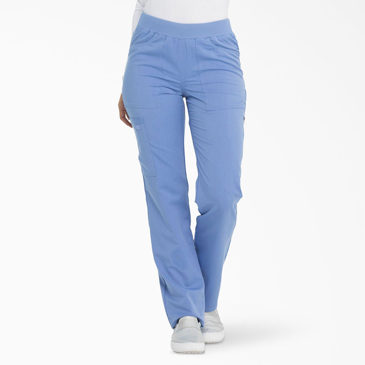 Dickies Women's Mid-Rise 6-Pocket Balance Scrub Pant Scrubs Dickies Ciel 2XL Petite