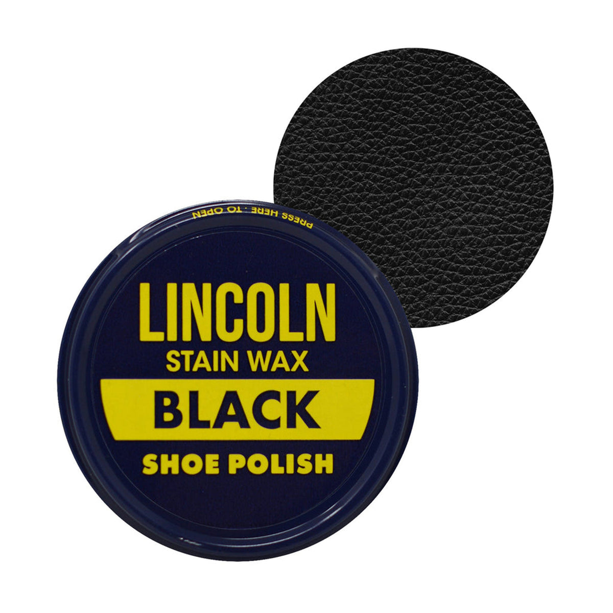 Lincoln Original Stain Wax Shoe Polish Footwear Accessories Lincoln Black OS