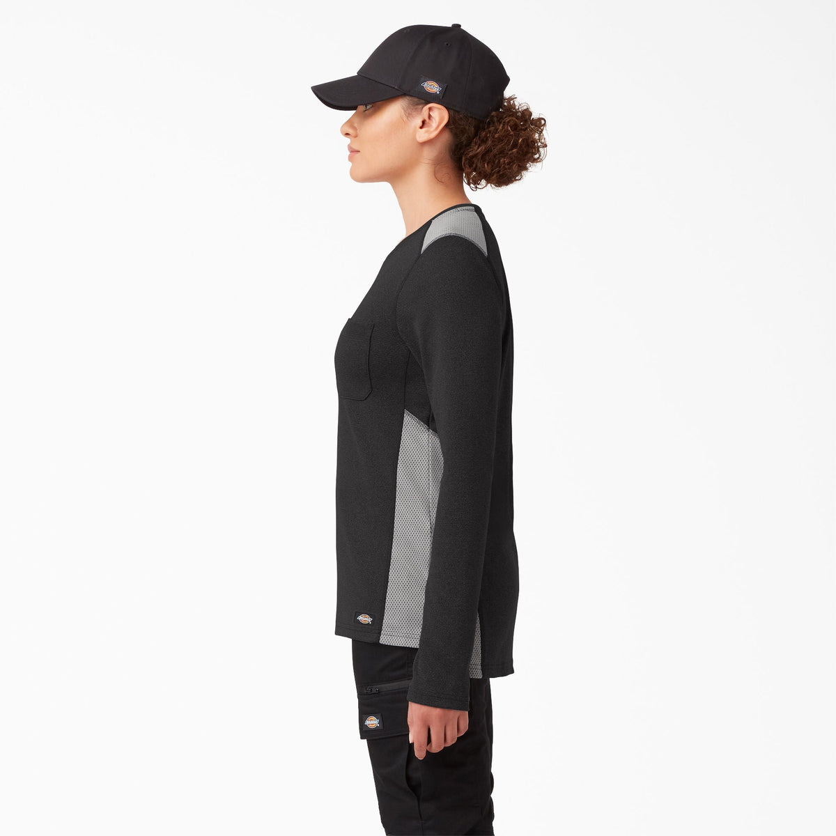 Dickies Women's Temp-IQ 365 Long Sleeve Pocket T-Shirt Long Sleeve T-Shirts Dickies