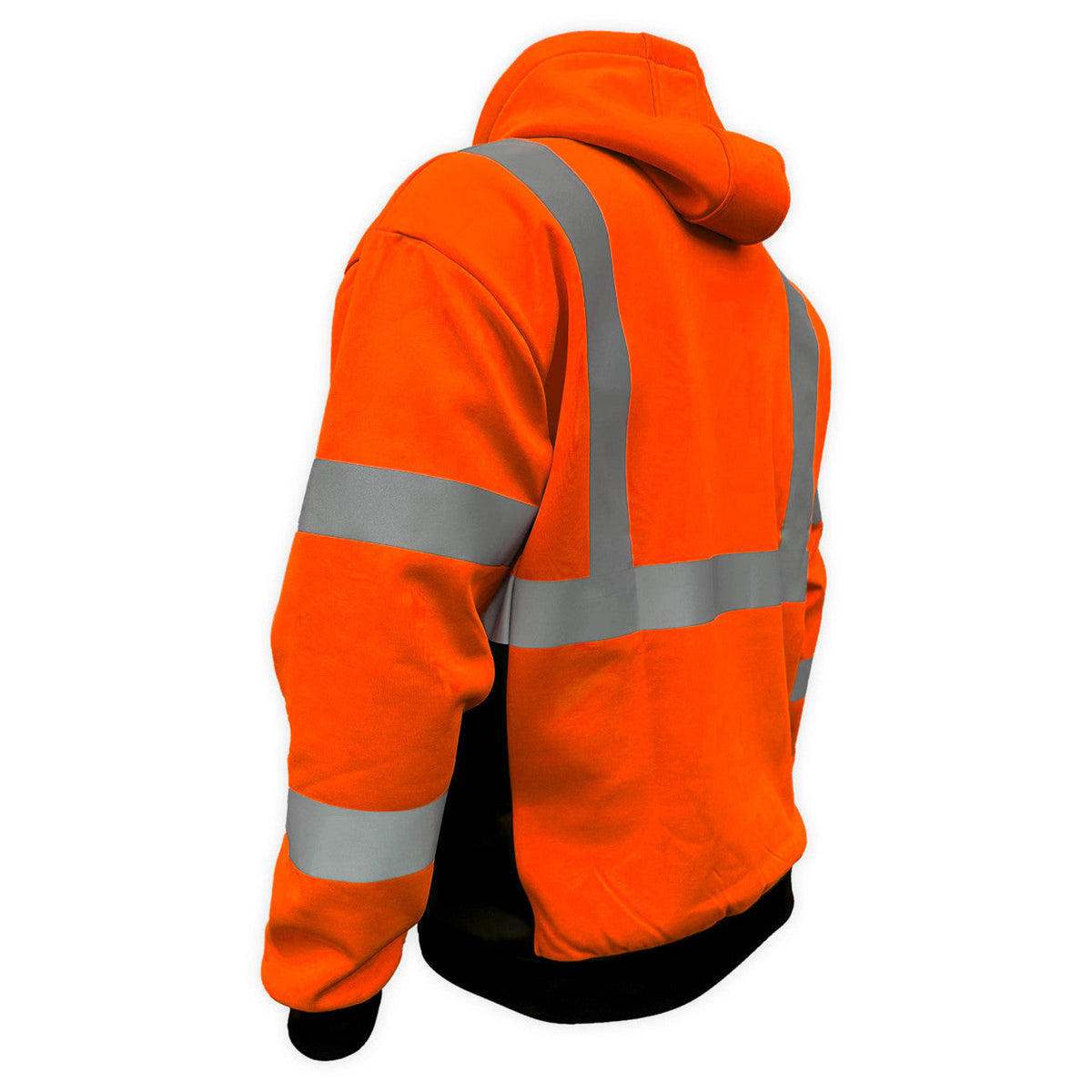 SafetyShirtz Men's SS360 Basic Class 3 Type-R Reflective Safety Hoodie Jackets & Coats SafetyShirtz