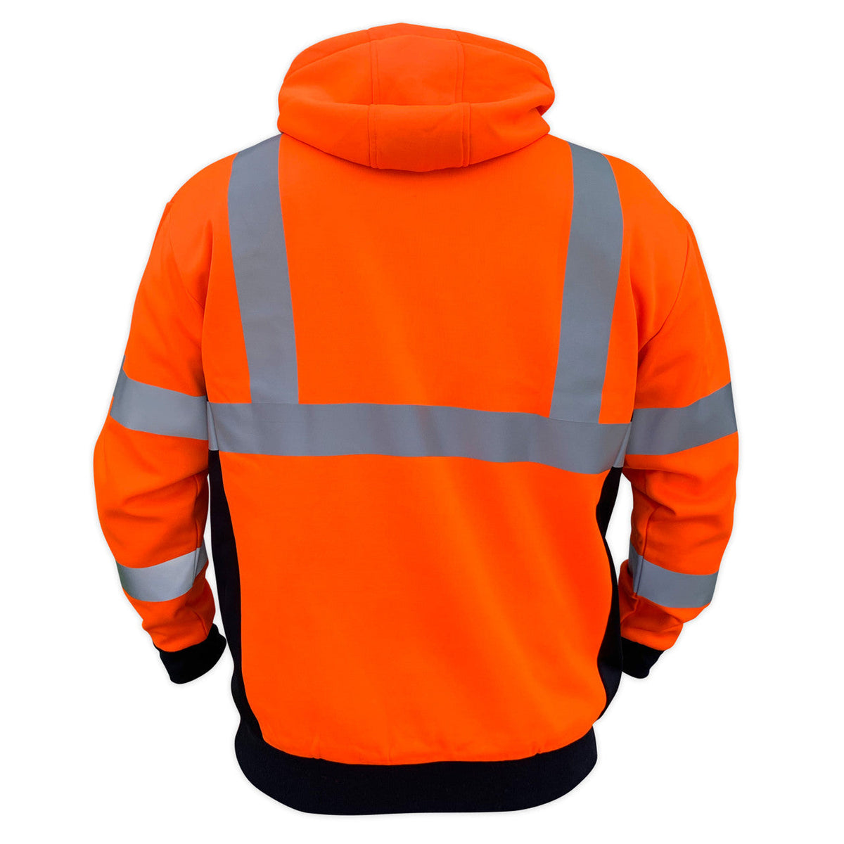SafetyShirtz Men's SS360 Basic Class 3 Type-R Reflective Safety Hoodie Jackets & Coats SafetyShirtz