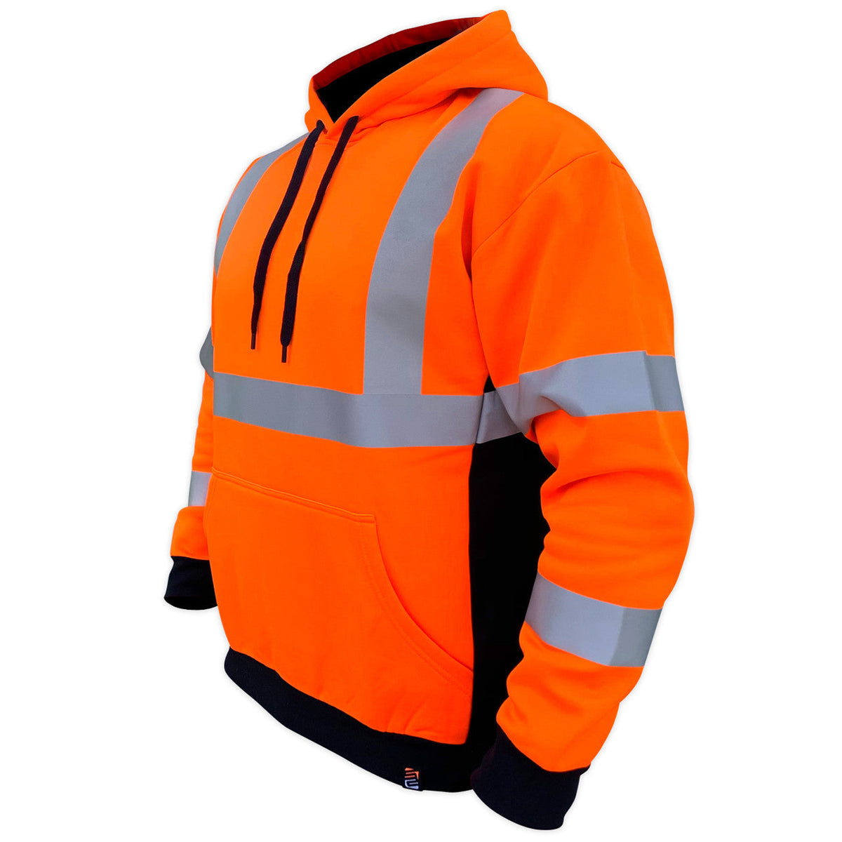 SafetyShirtz Men's SS360 Basic Class 3 Type-R Reflective Safety Hoodie Jackets & Coats SafetyShirtz