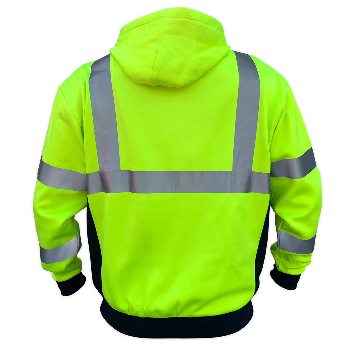 SafetyShirtz Men's SS360 Basic Class 3 Type-R Reflective Safety Hoodie Jackets & Coats SafetyShirtz