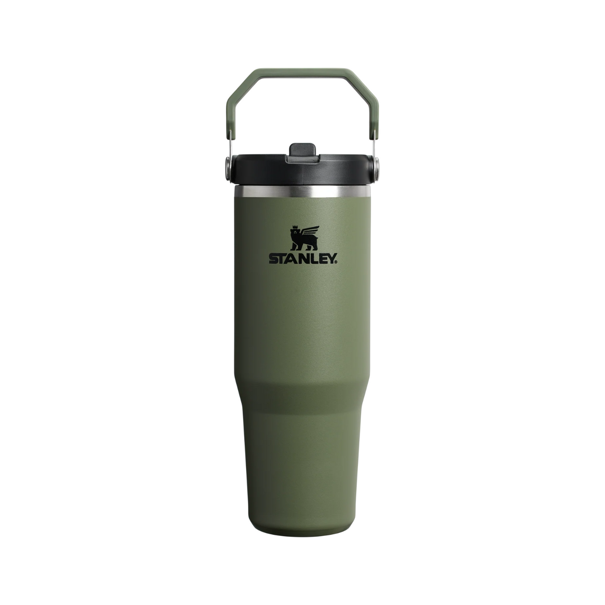Stanley The IceFlow Flip Straw 30oz Tumbler Water Bottles & Jugs Stanley Dried Pine OS