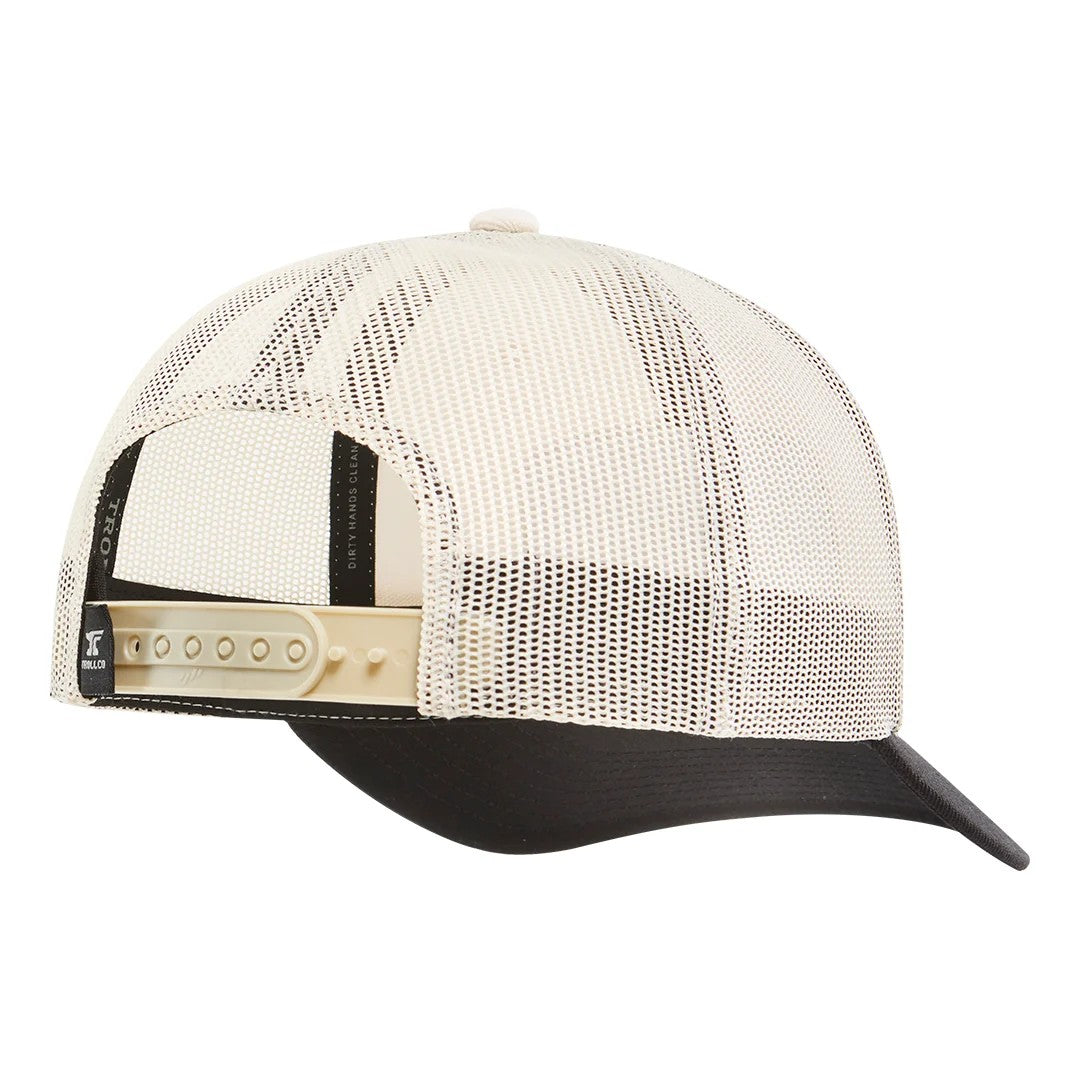 Troll Co. "Support Blue Collar" Worn Proud Patch Curved Brim Cap Hats & Caps Troll Co.