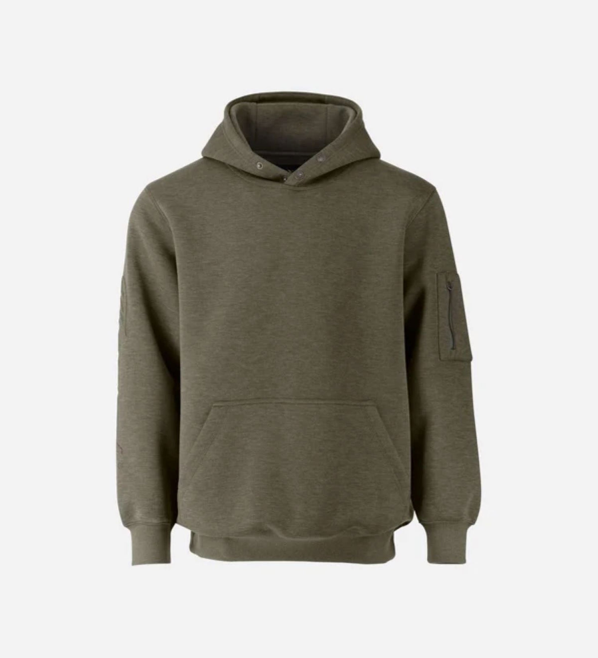Thorogood Men's Durable Water Repellent Performance Logo Hoodie Sweatshirts & Hoodies Thorogood Tea Leaf Heather 2XL Reg