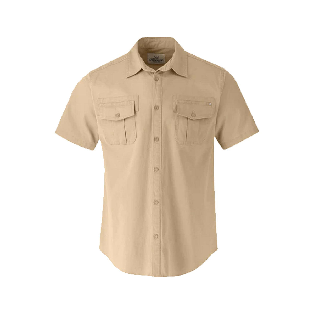 Thorogood Men's Stretch Utility Button-Down Short Sleeve Work Shirt Work Shirts Thorogood Newcastle Lake 2XL Reg