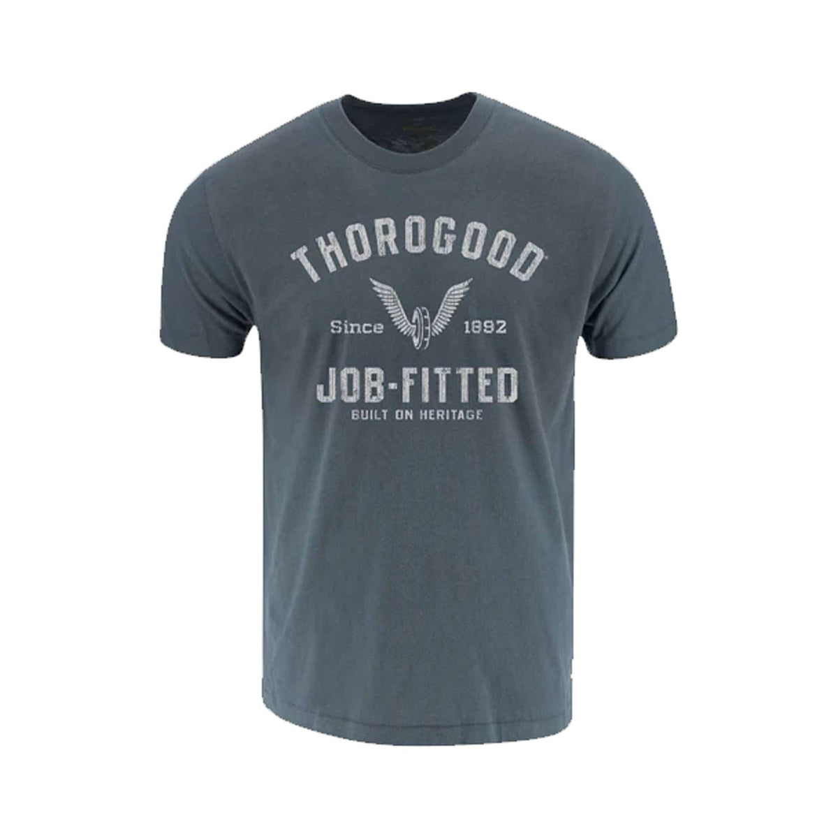 Thorogood Men's Favorite Work Graphic Short Sleeve T-Shirt T-Shirts Thorogood Vintage Slate 2XL Reg