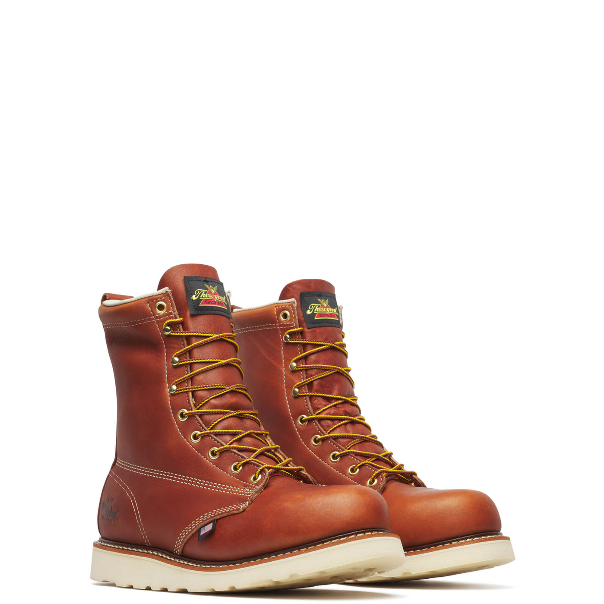 Thorogood Men's American Heritage 8" Steel Toe Wedge Boot Work Boots Thorogood