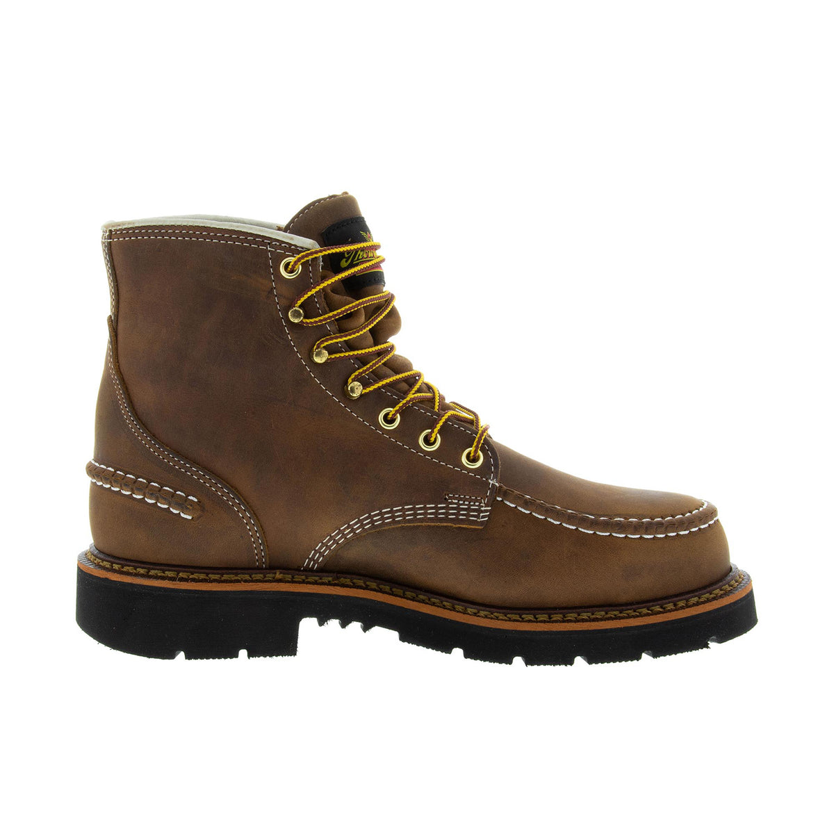 Thorogood Men's 1957 Series 6" Moc Toe MAXWear 90 Steel Toe Work Boots Thorogood Crazyhorse 10 2E
