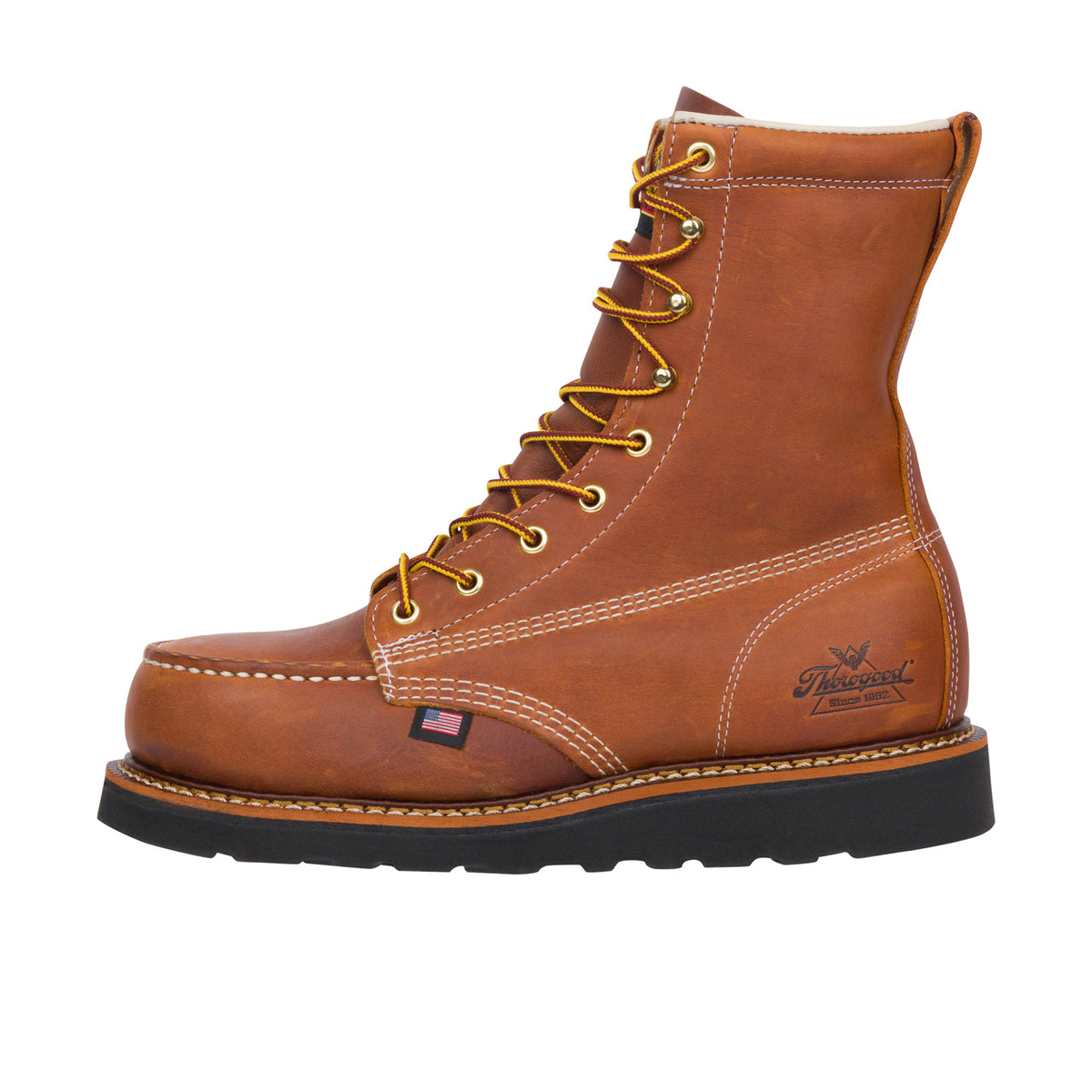 Thorogood Men's American Heritage 8" Steel Toe Work Boot Work Boots Thorogood