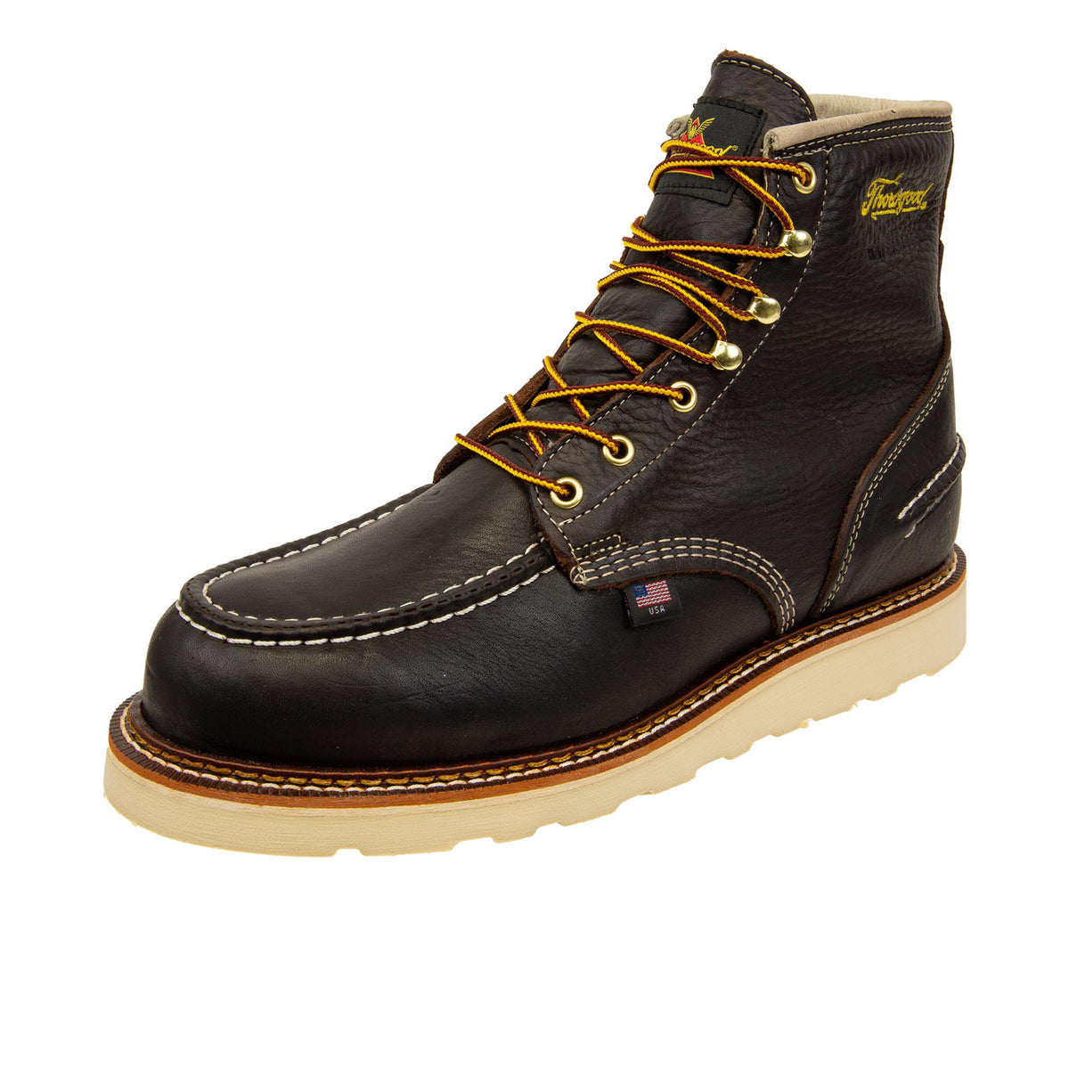 Thorogood Men's 1957 Series 6" Moc Toe MAXWear Waterproof Soft Toe Boot Work Boots Thorogood