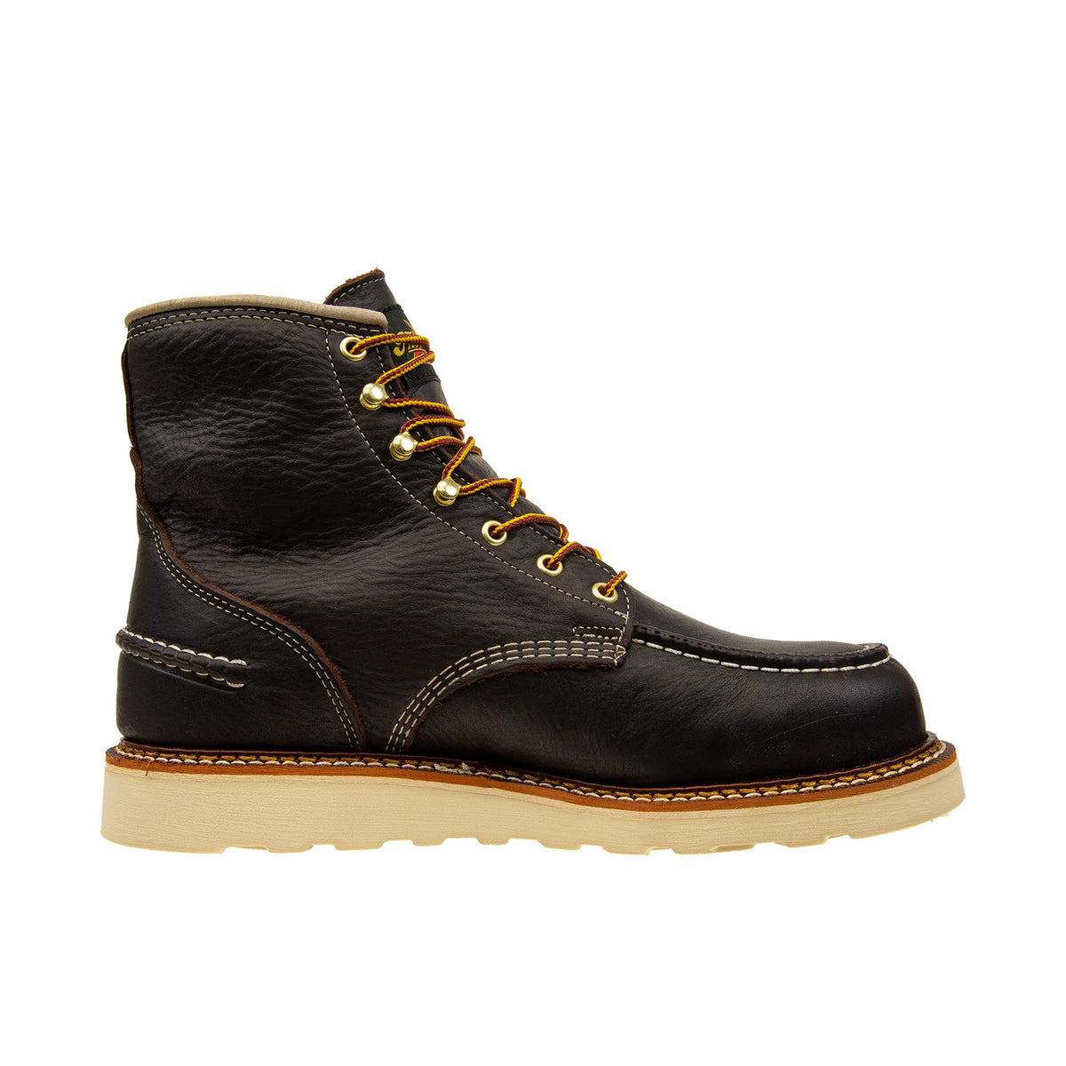 Thorogood Men's 1957 Series 6" Moc Toe MAXWear Waterproof Soft Toe Boot Work Boots Thorogood Briar Pitstop 10 2E