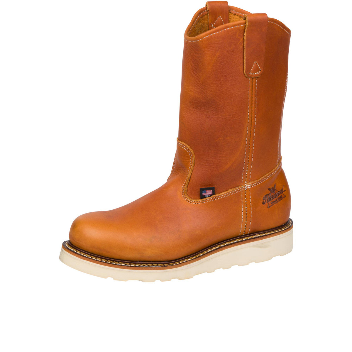 Thorogood Men's American Heritage 11″ MAXWear Wedge™ Soft Toe Pull-on Wellington Work Boots Thorogood