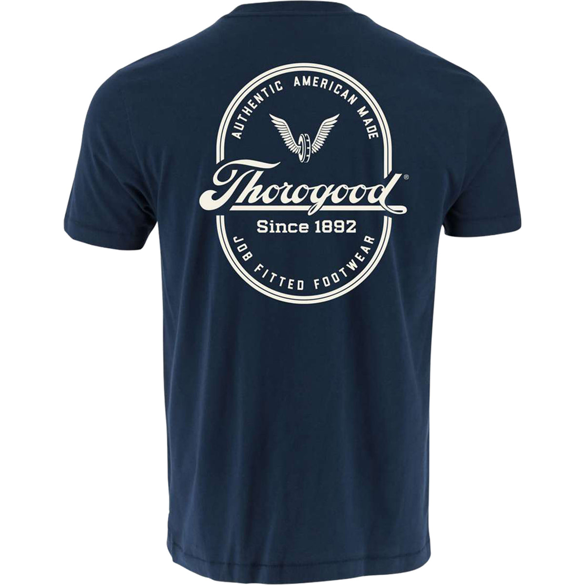 Thorogood Men's American Short Sleeve Pocket T-Shirt USA Made T-Shirts Thorogood Dark Sapphire 2XL Reg