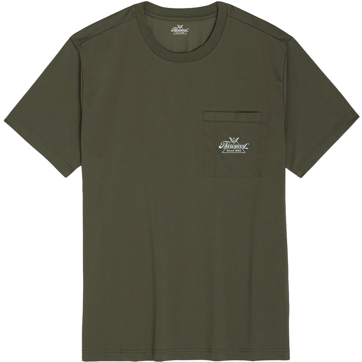 Thorogood Men's Core UPF COOLMAX® Short Sleeve Pocket T-Shirt T-Shirts Thorogood Olive Night 2XL Reg