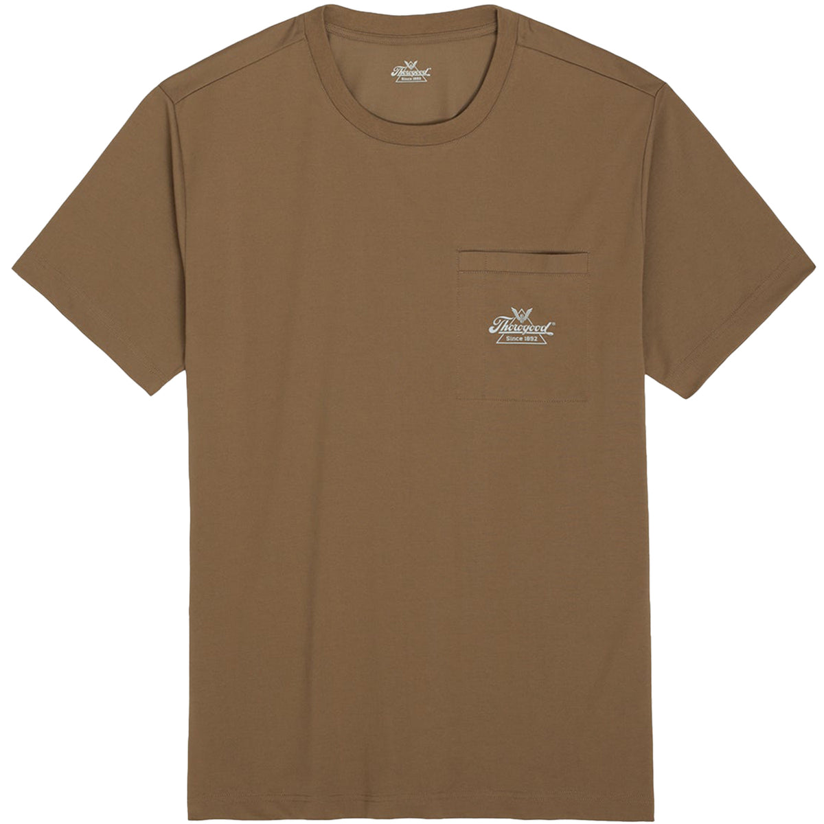 Thorogood Men's Core UPF COOLMAX® Short Sleeve Pocket T-Shirt T-Shirts Thorogood Otter 2XL Reg