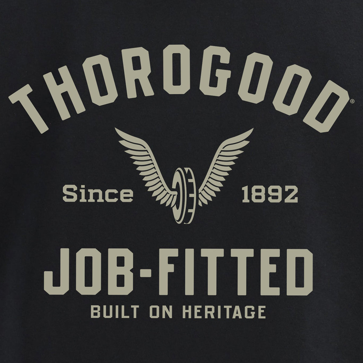 Thorogood Men's Job-Fitted Pullover Hooded Sweatshirt Sweatshirts & Hoodies Thorogood