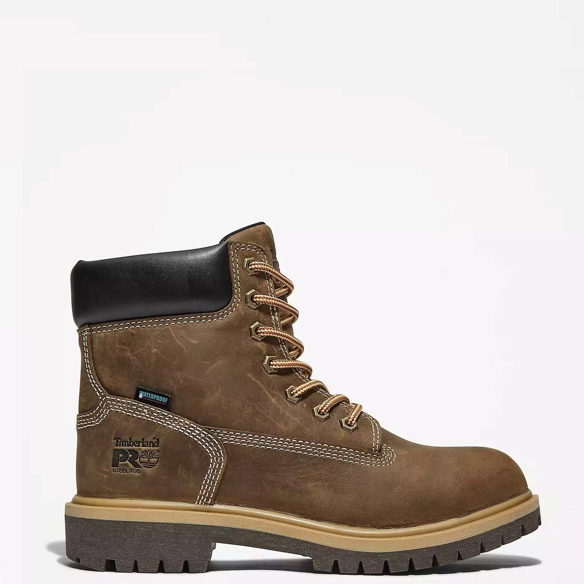 Timberland PRO Women's Direct Attach 6" Steel Toe Waterproof Work Boot Work Boots Timberland PRO Turkish Coffee 10 M