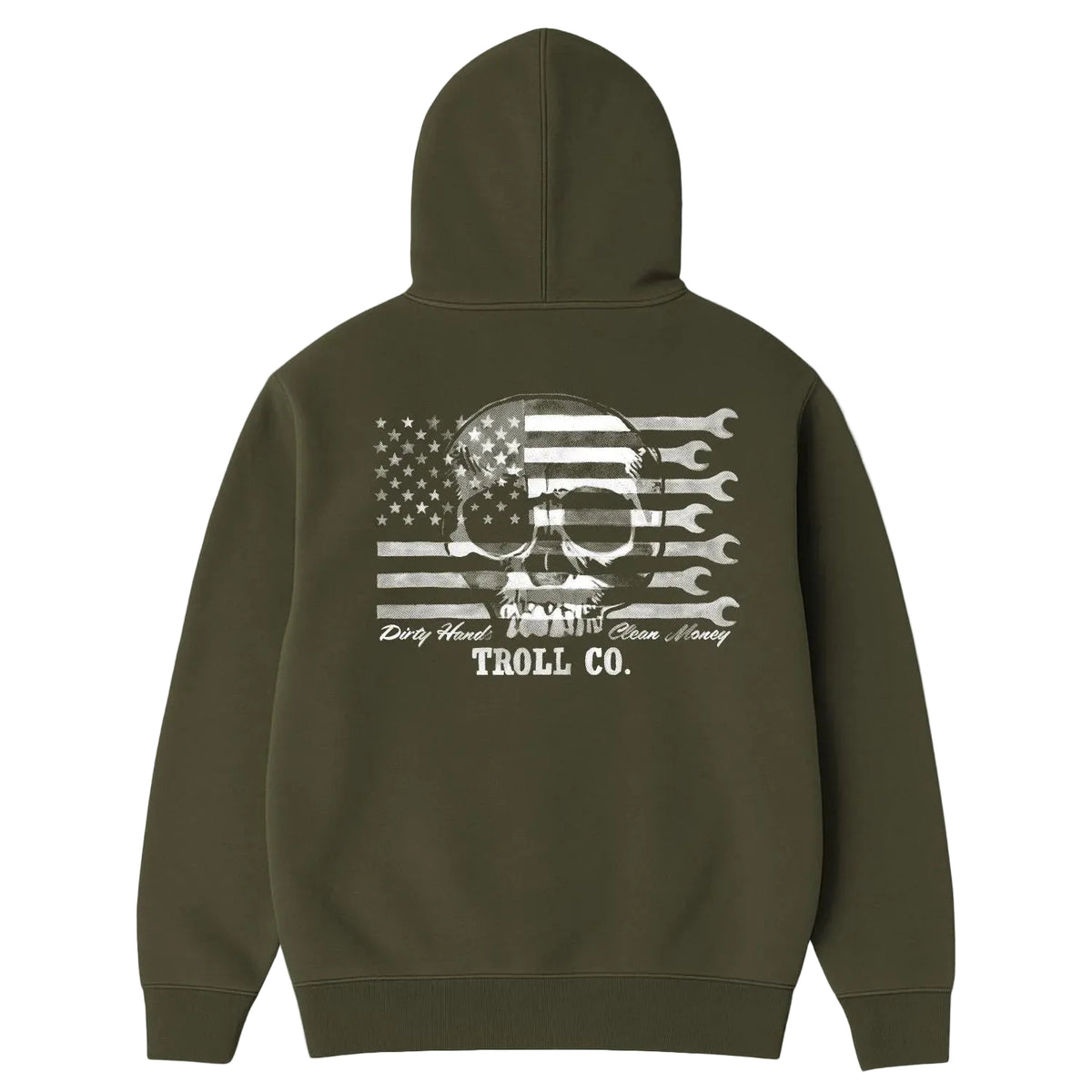Troll Co. Men's Flagship Skull Hoodie Sweatshirts & Hoodies Troll Co.