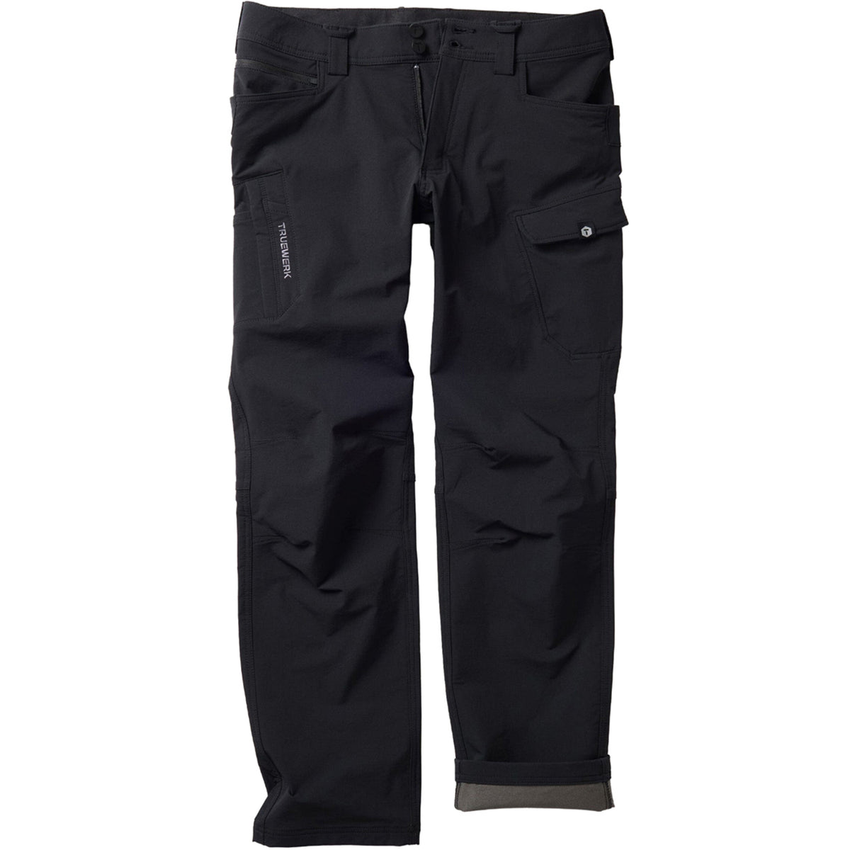 TRUEWERK Men's T2 Werkpant Water Resistant Stretch 8-Pocket Work Pant Pants TRUEWERK Black 30 30 Inseam