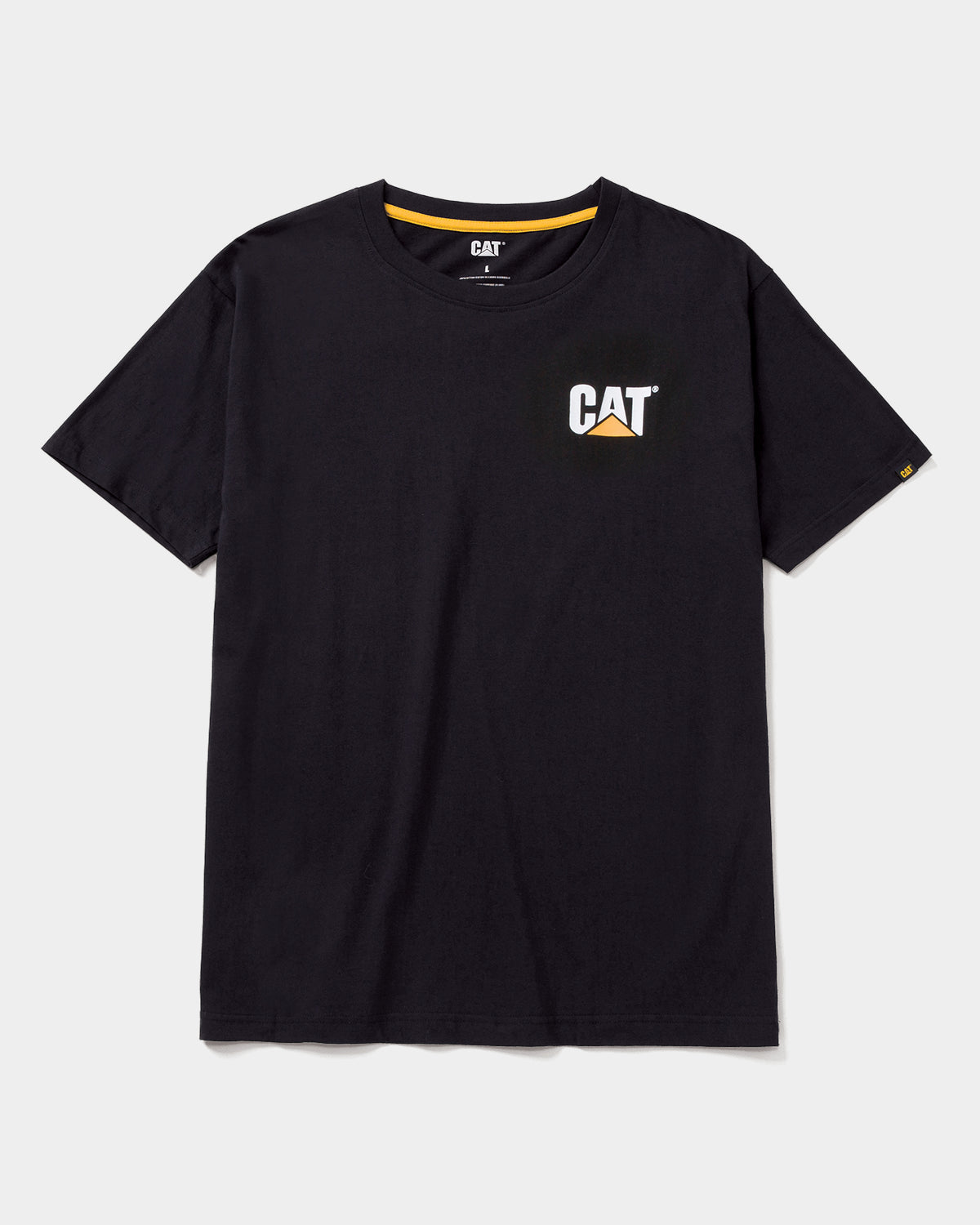 CAT Men's Trademark T-Shirt T-Shirts CAT Black 2XL Reg