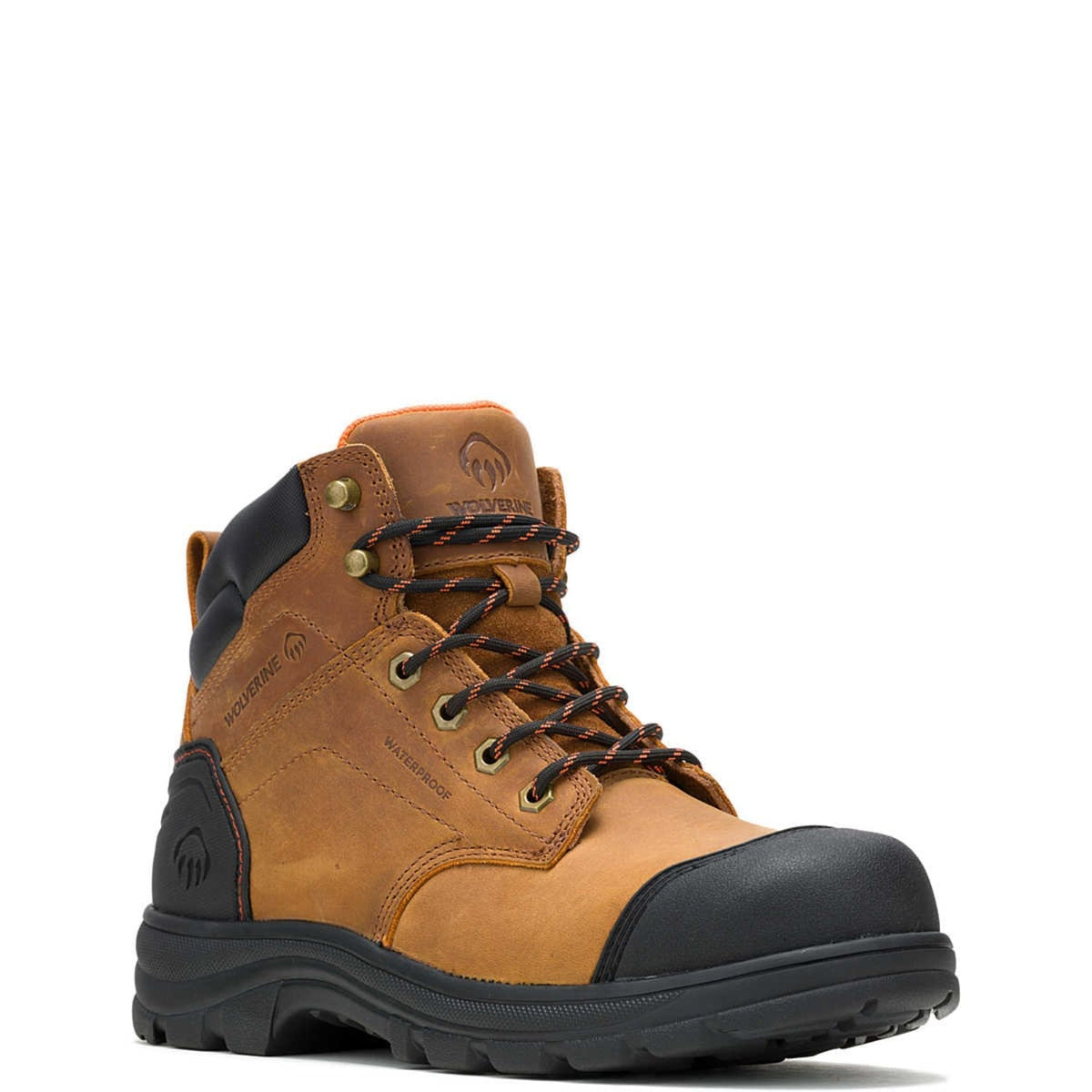 Wolverine Men's Carlsbad Cap Waterproof 6" Steel Toe TPU Cap Boot Work Boots Wolverine