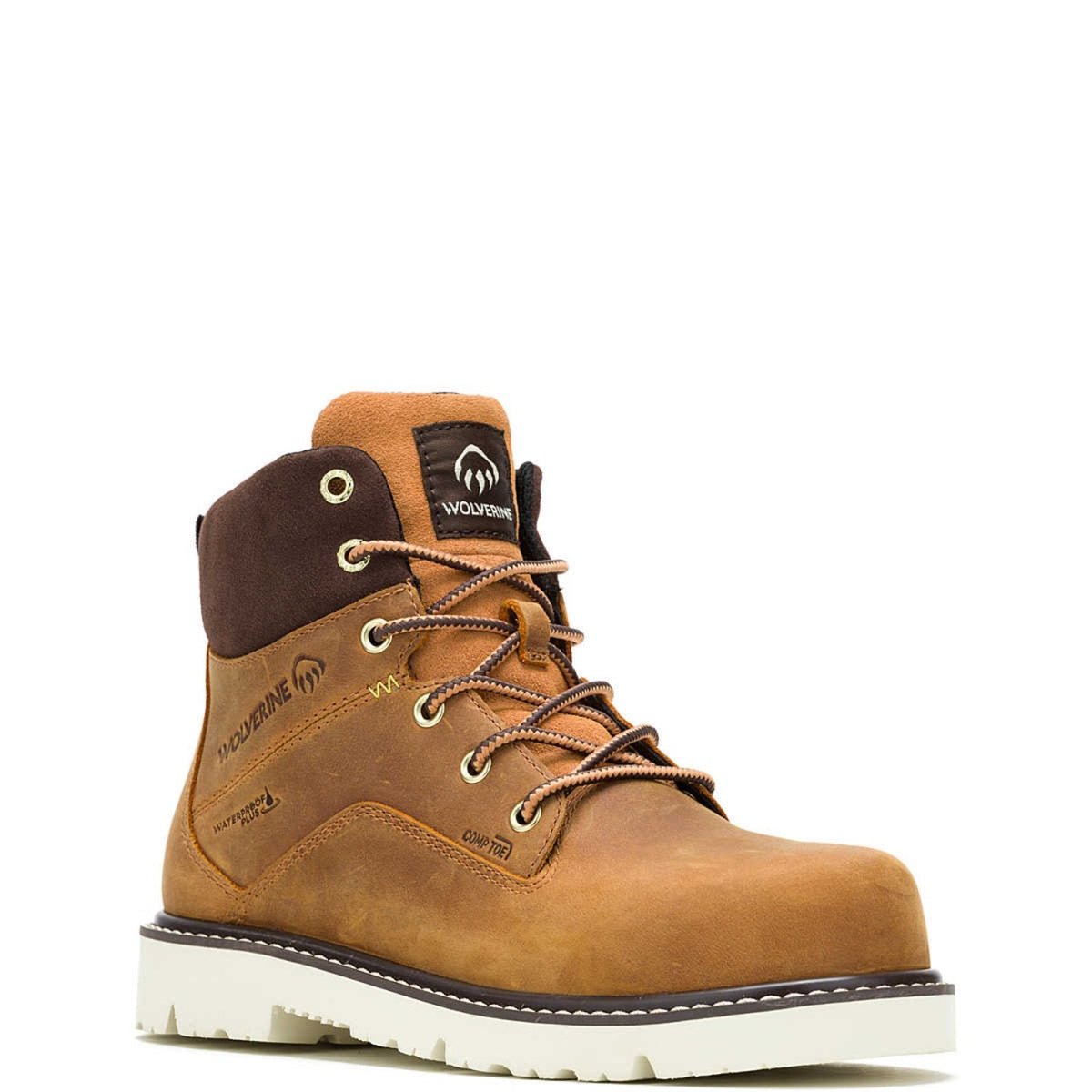 Wolverine Women's Revival Waterproof 6" Comp Toe Work Boot Work Boots Wolverine