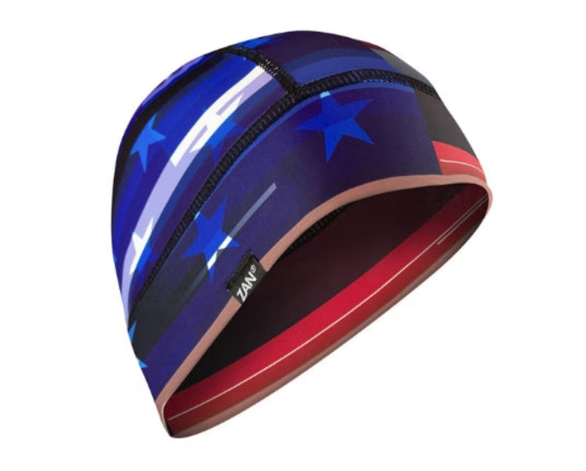 Zan Headgear Arctech Cooling Beanie/Hard Hat Liner Hard Hats & Accessories Zan Headgear Glitch Flag OS