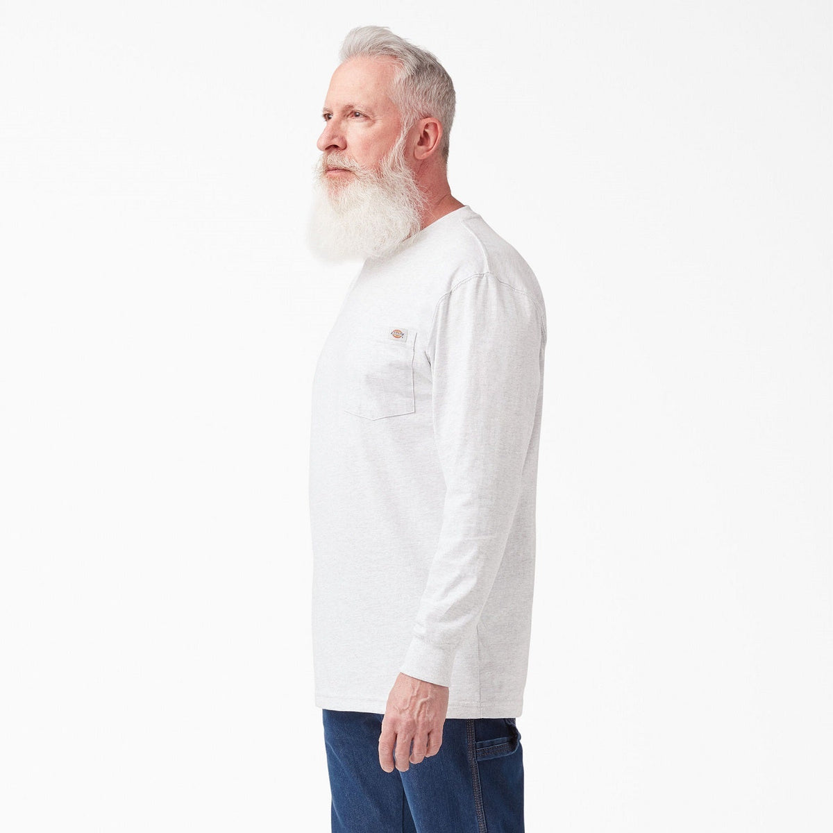 Dickies Men's Heavyweight Long Sleeve Crew Neck T-Shirt - Work World - Workwear, Work Boots, Safety Gear