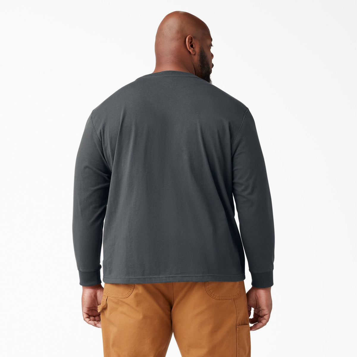 Dickies Men's Heavyweight Long Sleeve Crew Neck T-Shirt Long Sleeve T-Shirts Dickies