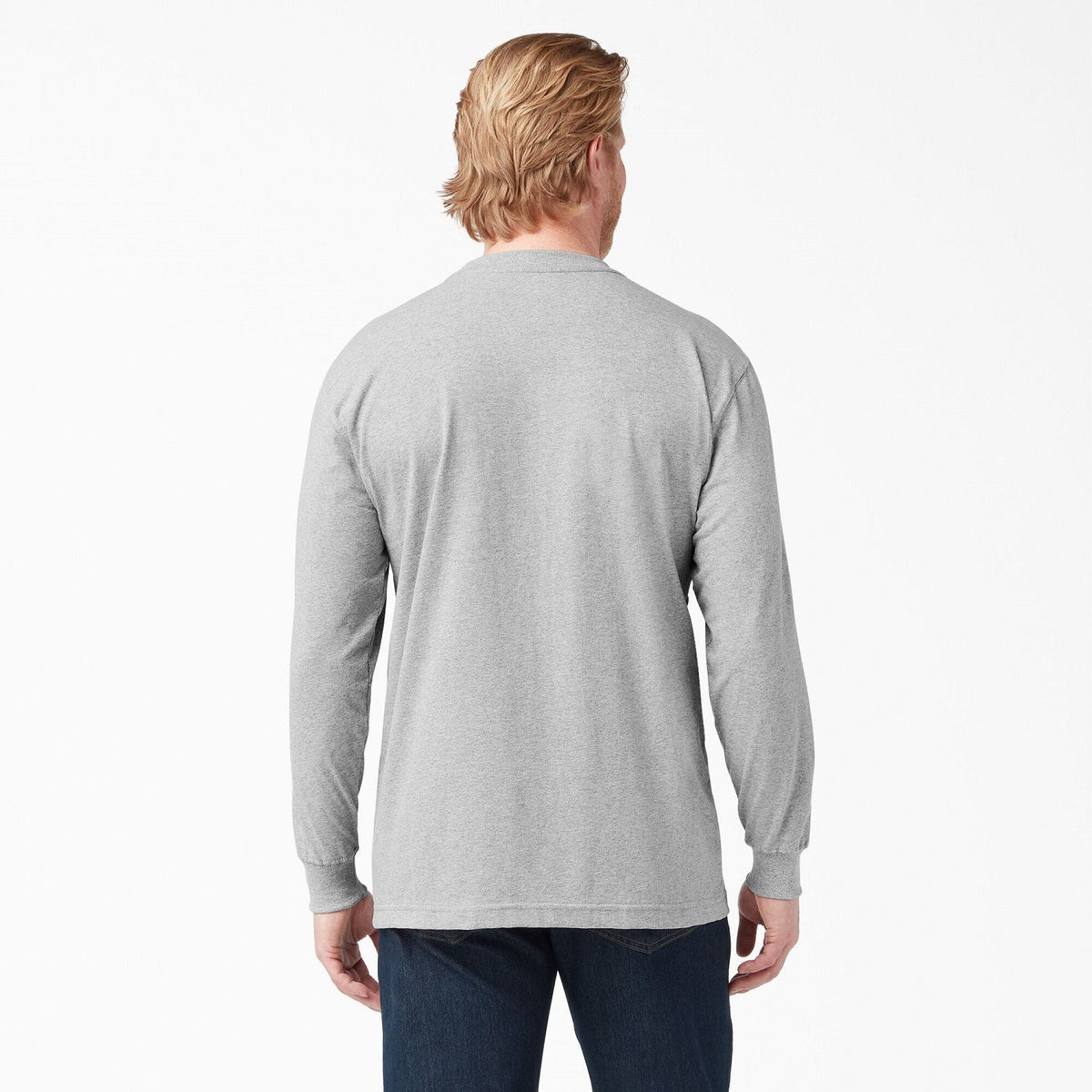 Dickies Men's Heavyweight Long Sleeve Crew Neck T-Shirt Long Sleeve T-Shirts Dickies
