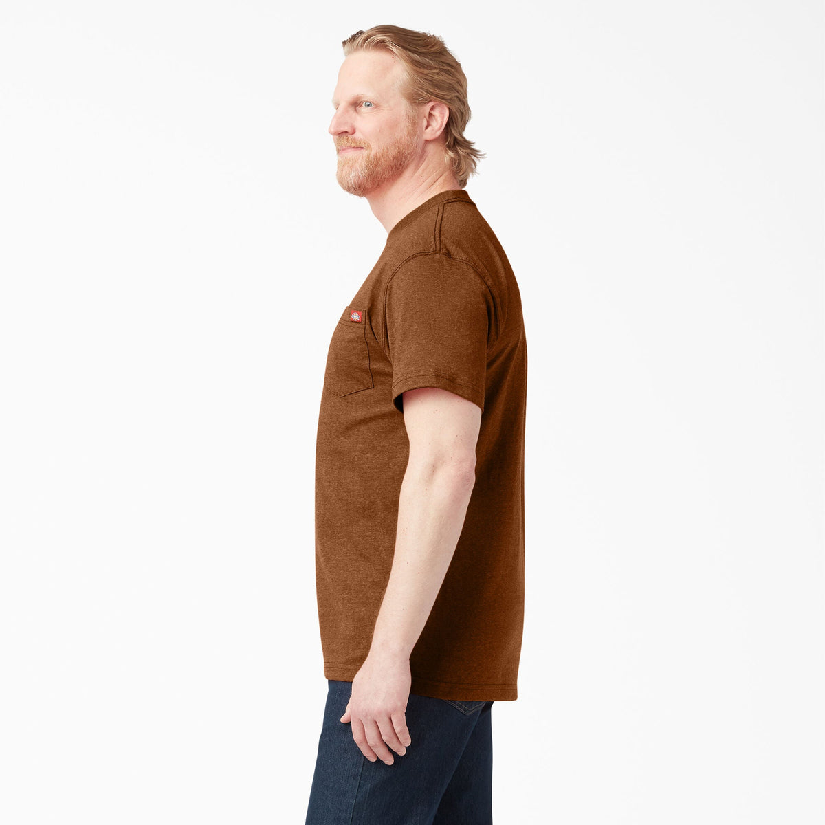 Dickies Men's Heavyweight Heathered Short Sleeve Pocket T-Shirt T-Shirts Dickies