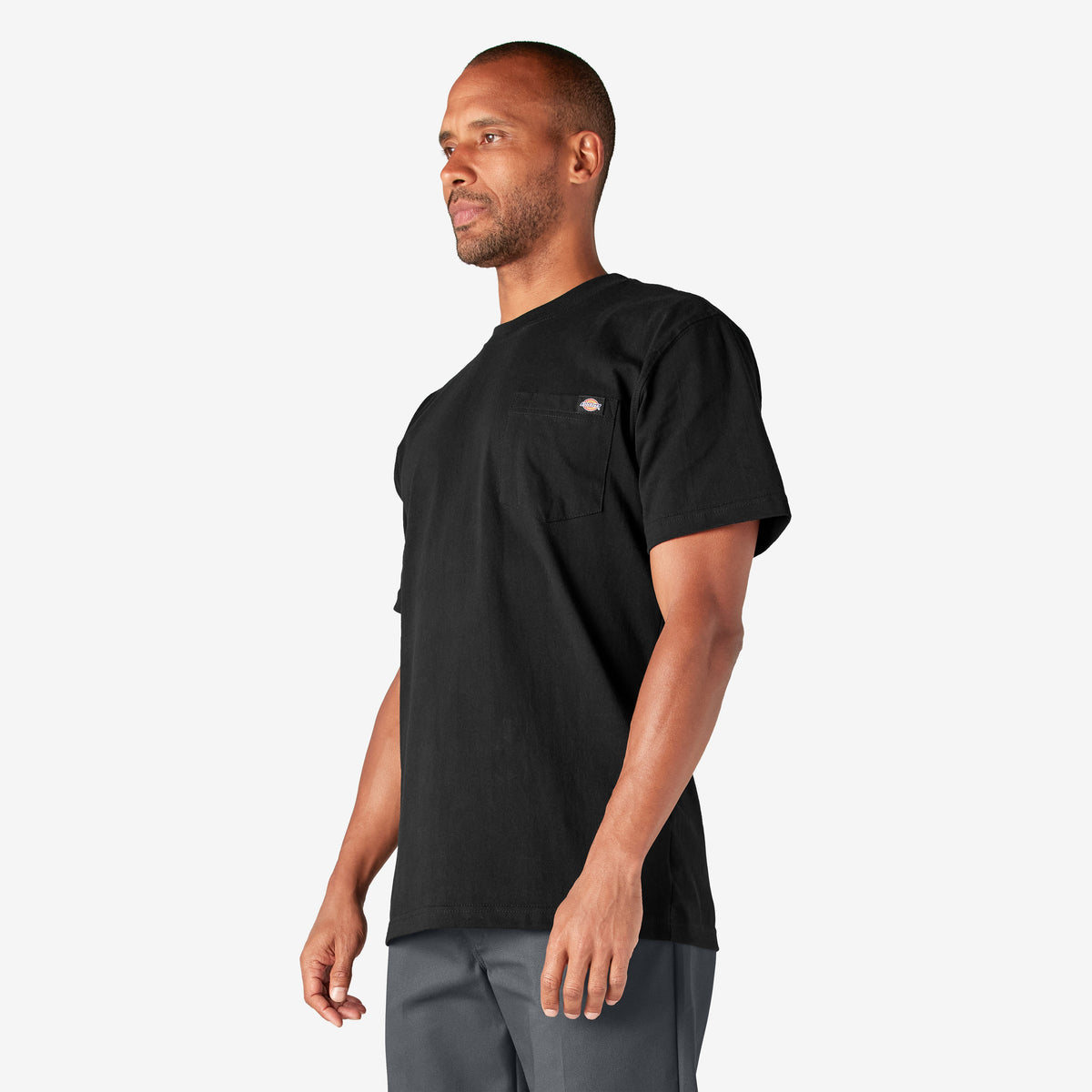 Dickies Men's Heavyweight Short Sleeve Pocket T-Shirt T-Shirts Dickies Black 2XL Reg