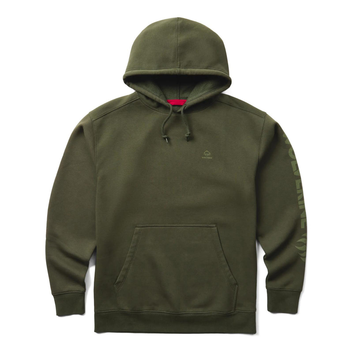Wolverine Men's Midweight Logo Graphic Sleeve Hoodie Sweatshirts & Hoodies Wolverine Grove 2XL Reg