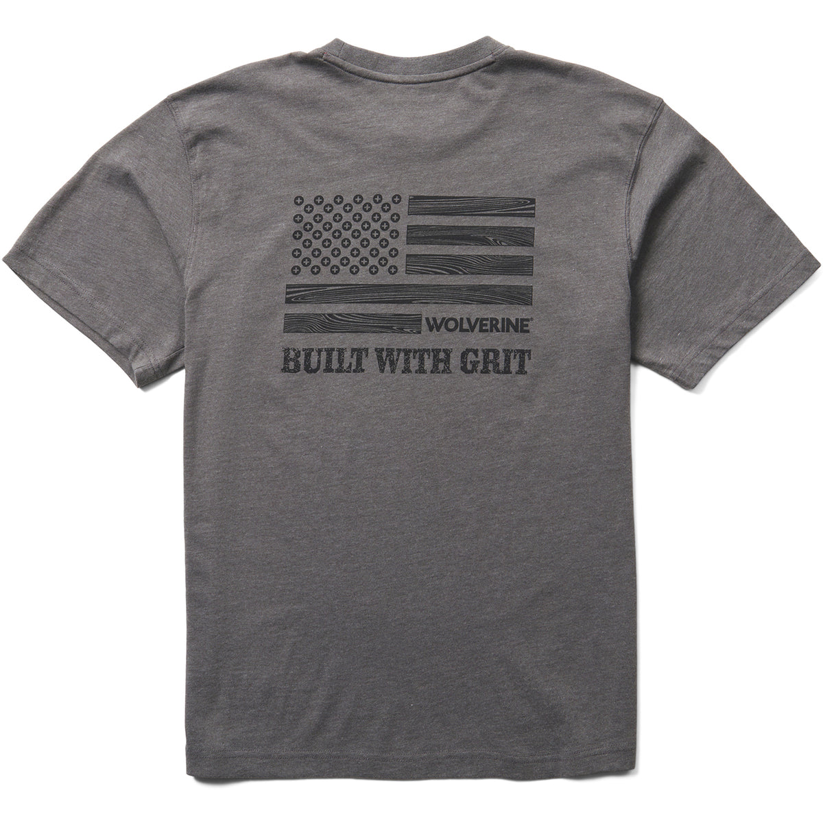 Wolverine Men's Classic Short Sleeve Graphic Tee T-Shirts Wolverine Charcoal 2XL Reg