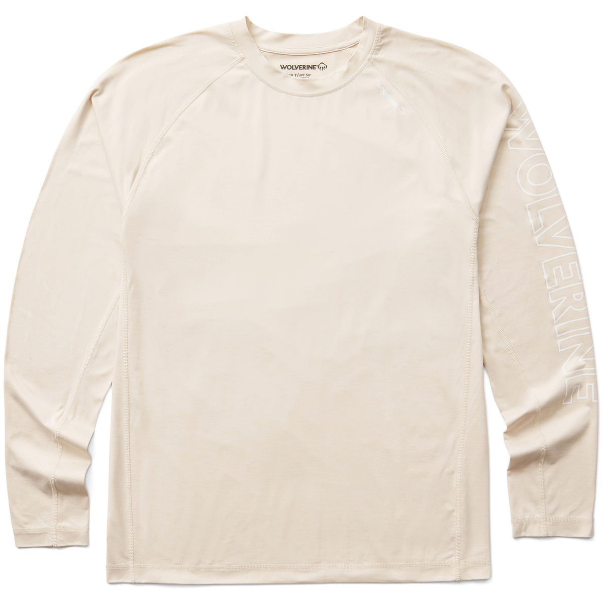 Wolverine Men's Sun Stop Eco Long Sleeve T-shirt Work Shirts Wolverine Stone 2XL Reg