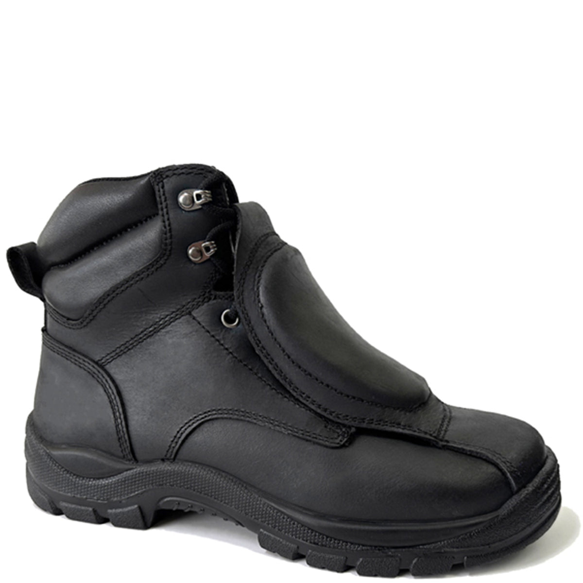 Work Zone Men's 6" Padded Metatarsal Guard Steel Toe Work Boot Work Boots Work Zone Black 10 M