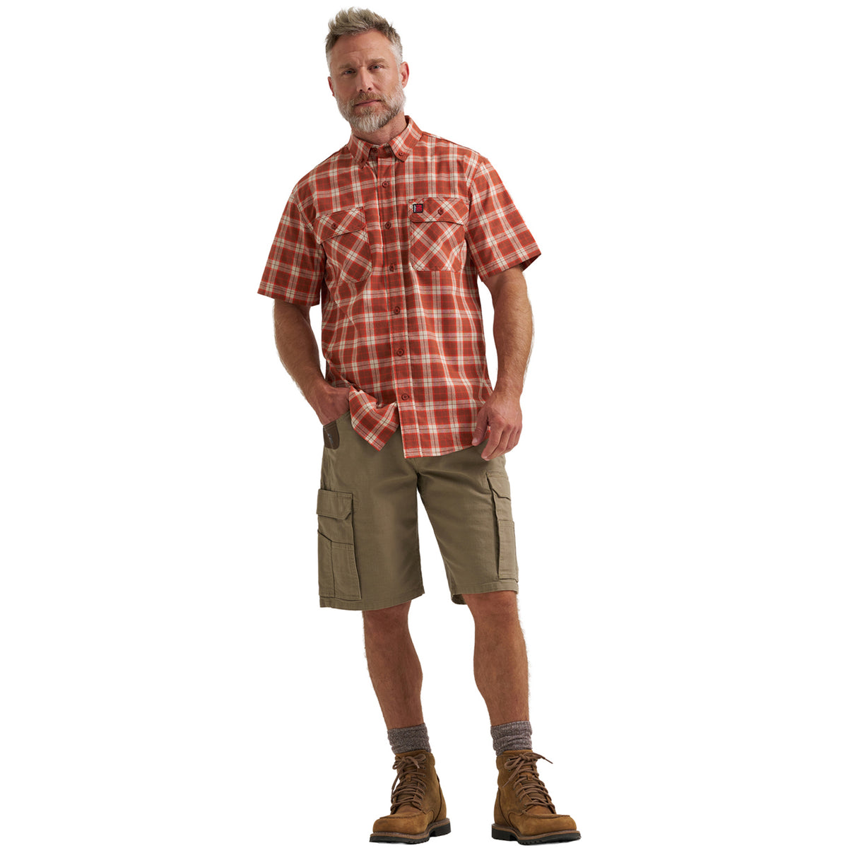 Wrangler RIGGS Workwear Men's Performance Ripstop Ranger Cargo Short Shorts Wrangler RIGGS
