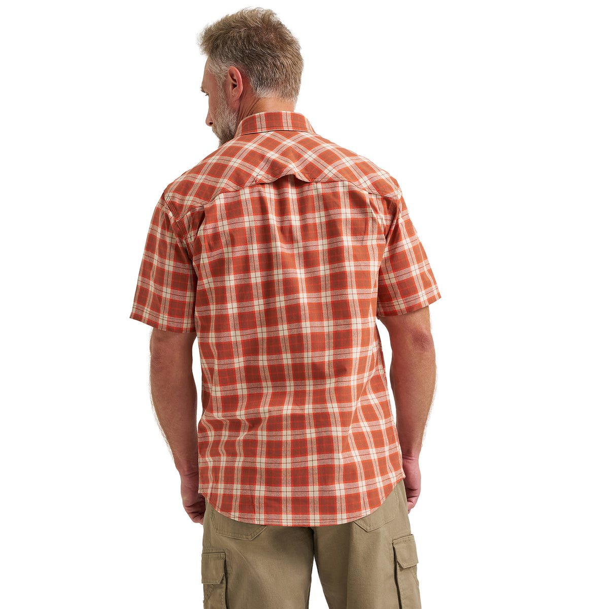 Wrangler Men's RIGGS Workwear® Foreman Plaid Work Shirt Work Shirts Wrangler RIGGS