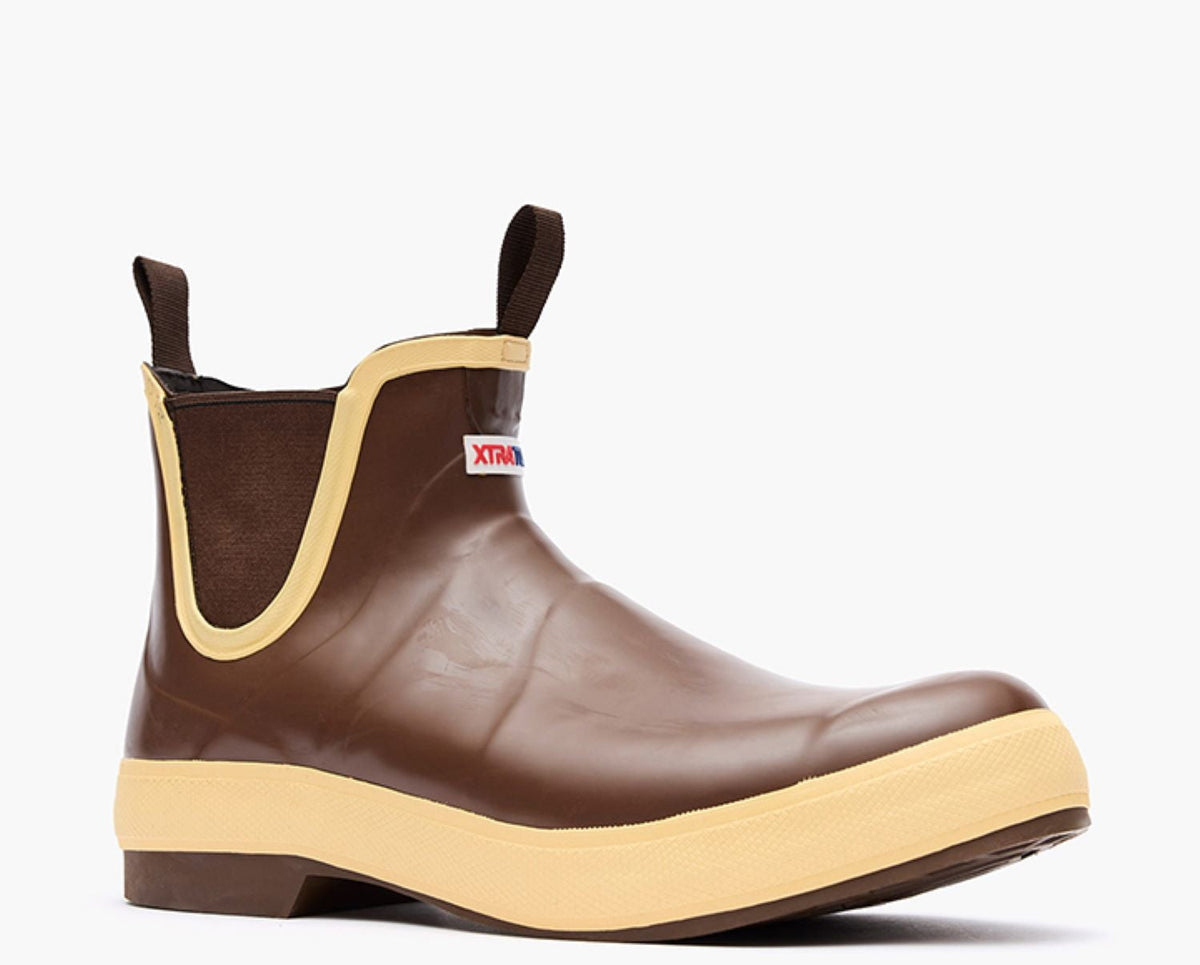 XTRATUF Men's Legacy 6" Ankle Deck Rubber Boot Rubber Boots XTRATUF