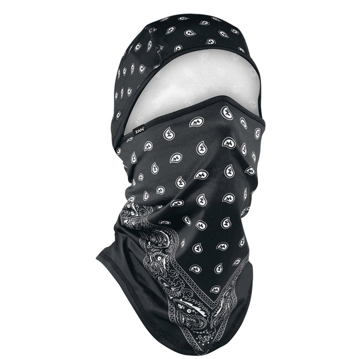 ZAN Headgear Sportflex® UPF50+ Convertible Balaclava Gaiters & Masks Zan Headgear Black Paisley OS