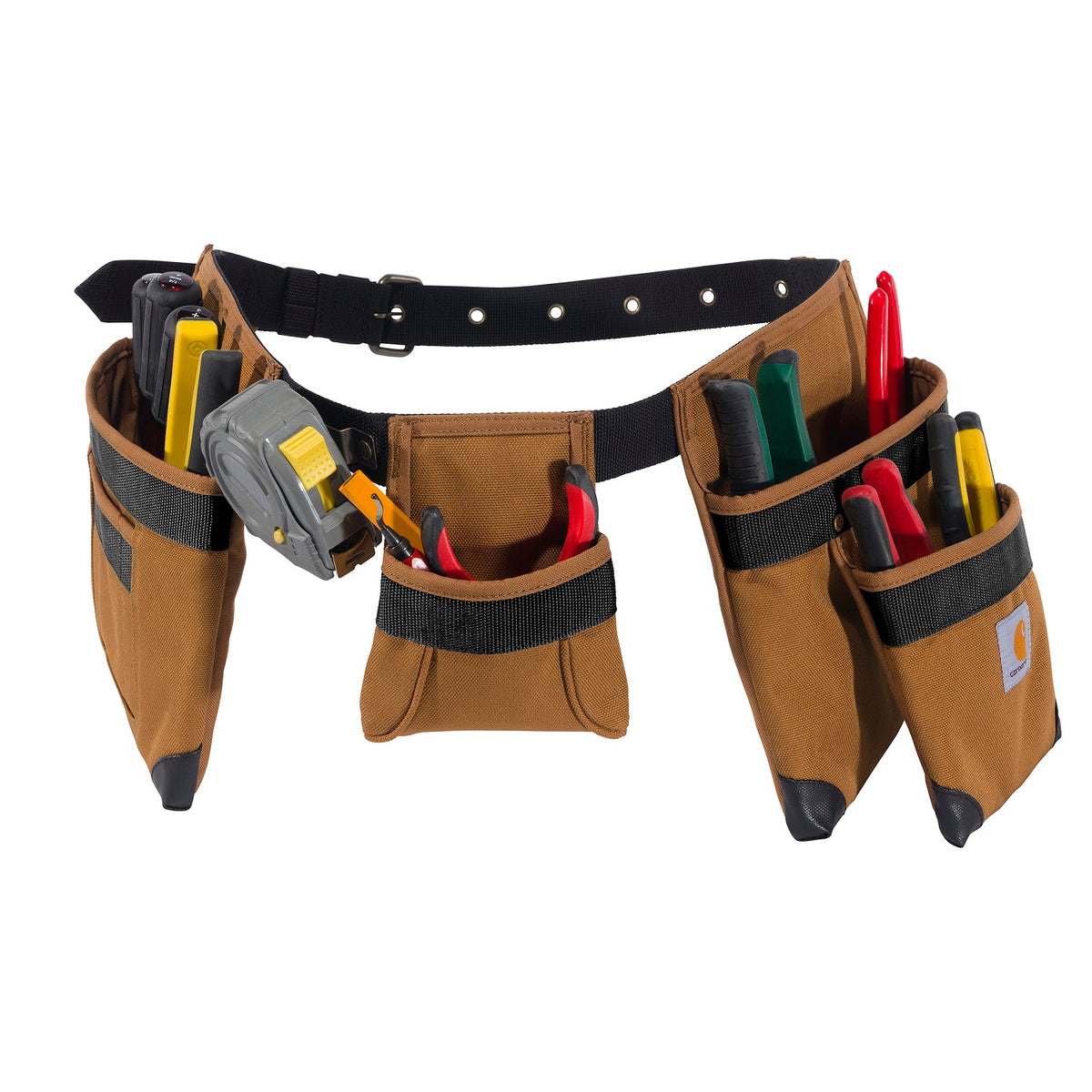 Carhartt 7-Pocket Adjustable Tool Belt Aprons & Tool Belts Carhartt Carhartt Brown OS