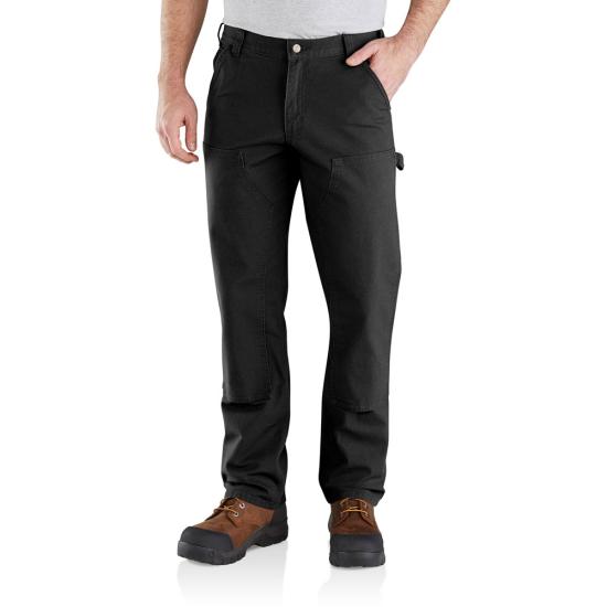 Carhartt Men's Rugged Flex® Relaxed Fit Duck Double-Front Utility Work Pant Pants Carhartt Black 30 30 Inseam