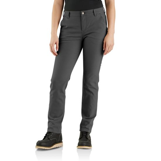 Carhartt Women's Rugged Flex® Relaxed Fit Canvas Work Pant Pants Carhartt Shadow 0 Reg