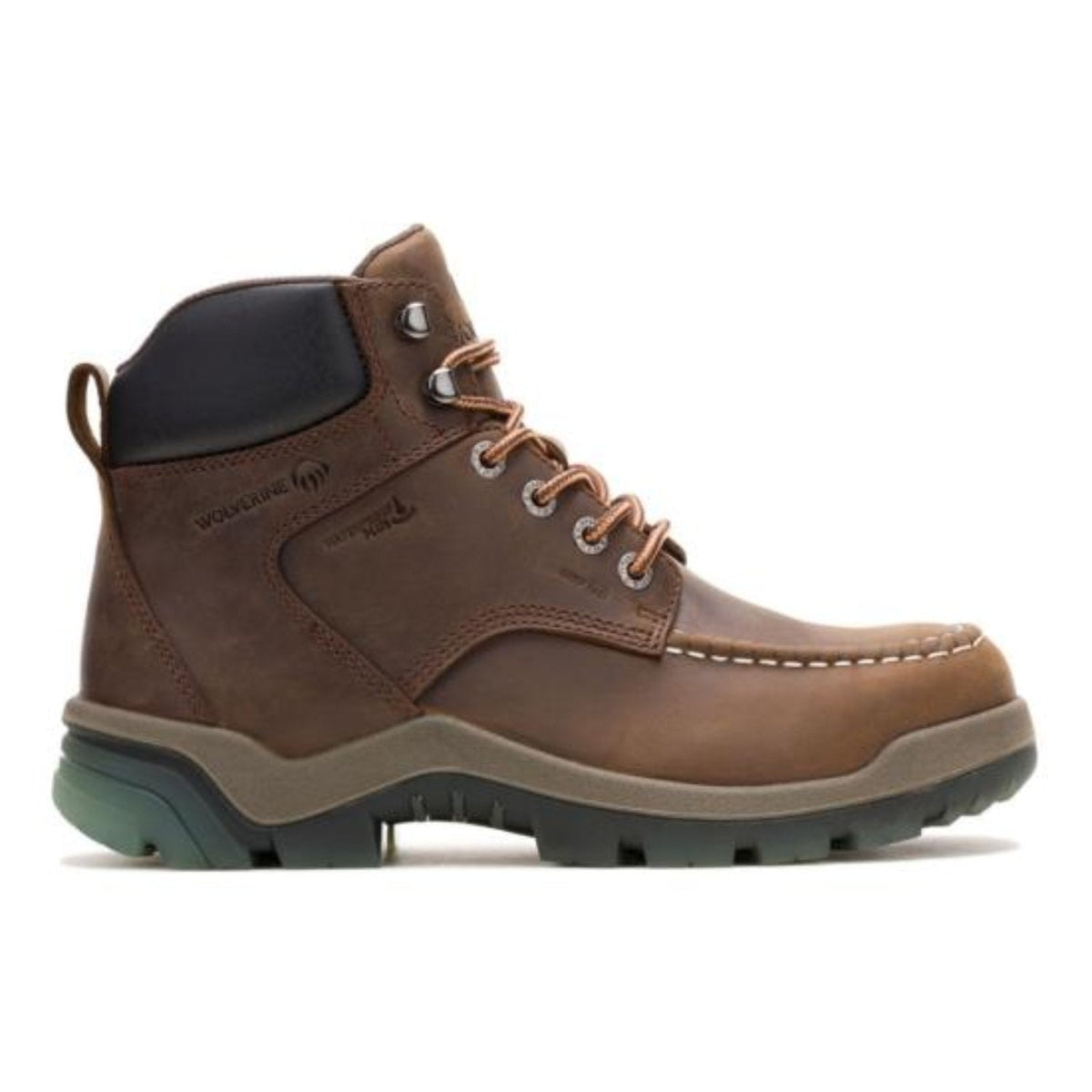 Wolverine Men's Vantage Hyperest™ 6" Waterproof EH Moc Comp Toe Work Boot Work Boots Wolverine Dark Brown 10 M