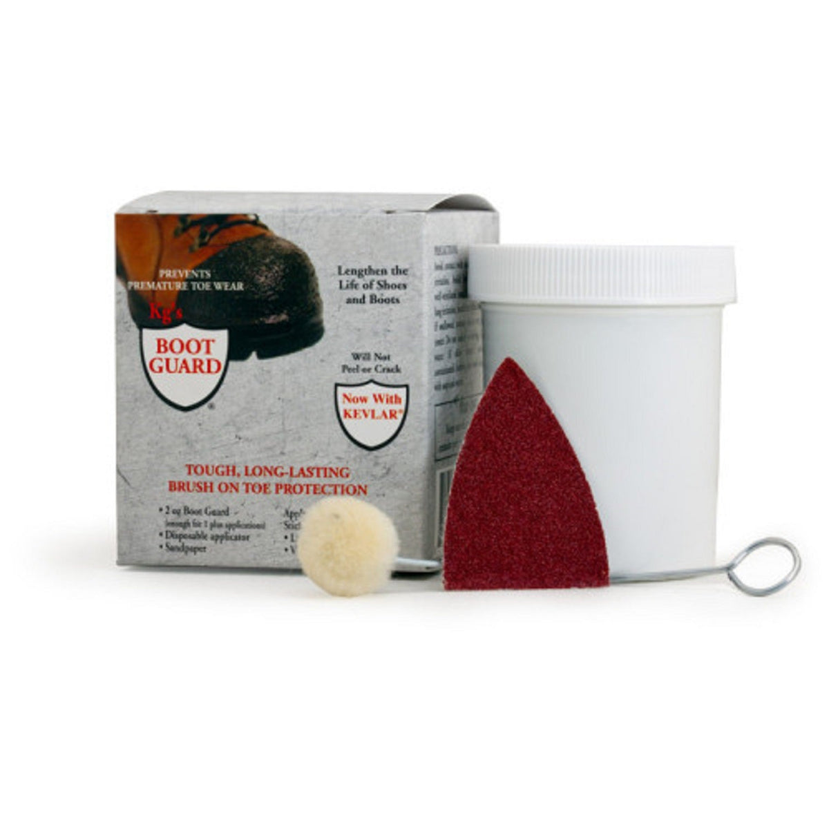 KG's Boot Guard Brush On Toe Protection Footwear Care KG`s Boot Guard Brown OS