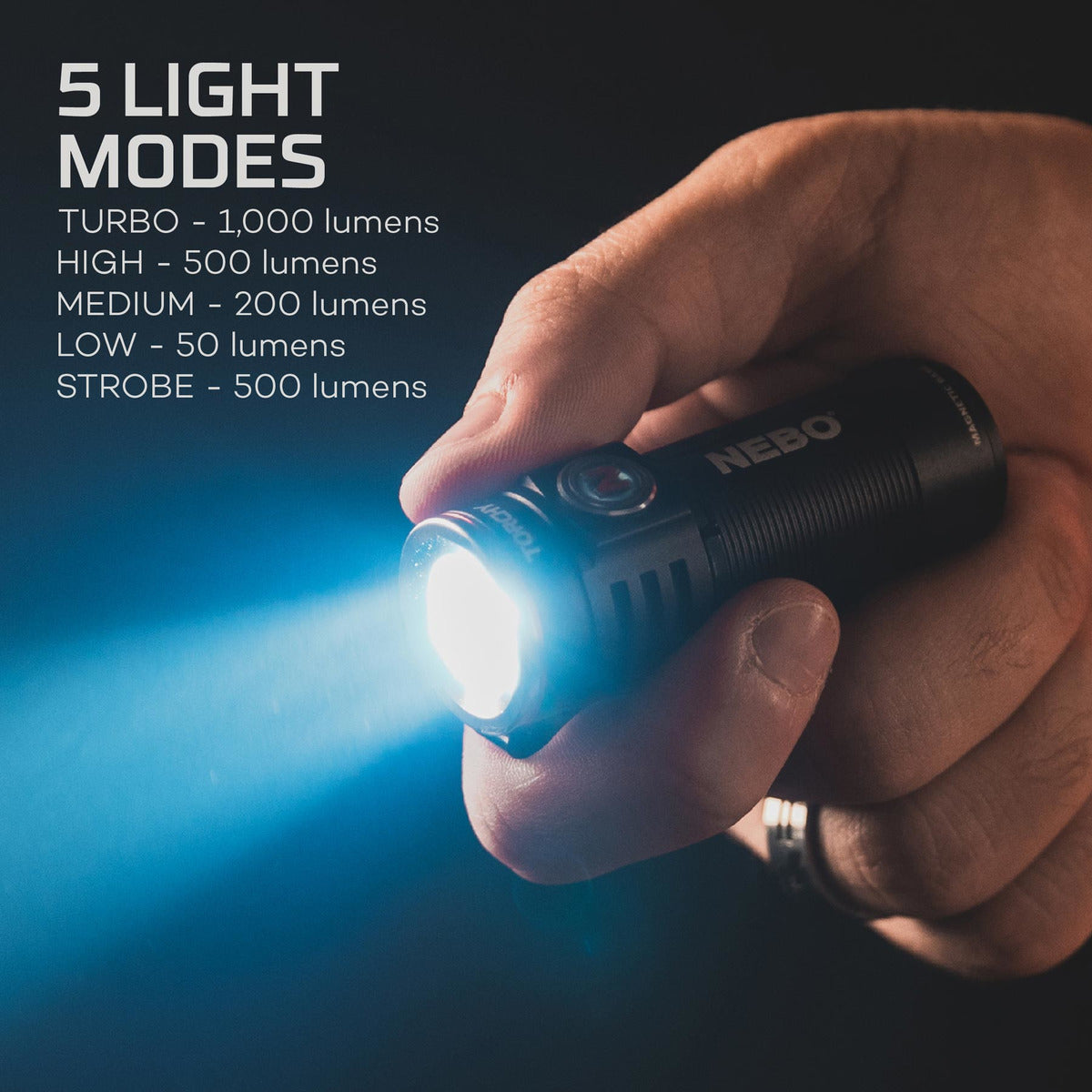 NEBO Torchy Rechargeable Pocket Flashlight Gadgets NEBO Tools