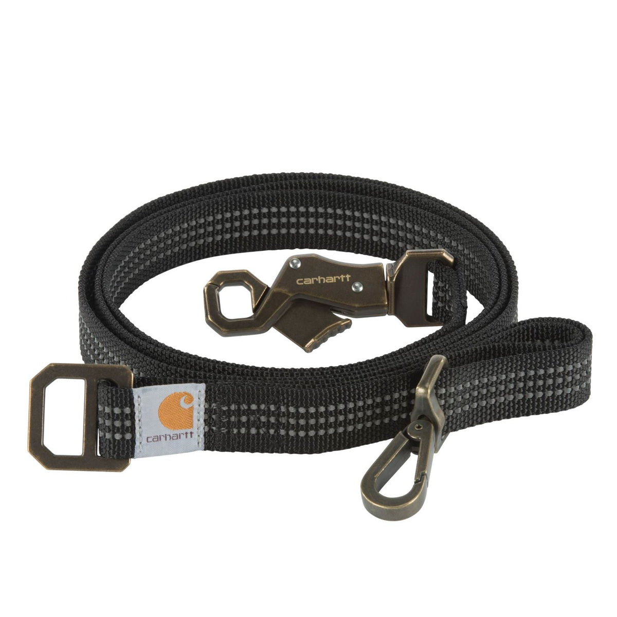 Carhartt Tradesman Pet Leash Gadgets Carhartt Black/Brushed Brass L