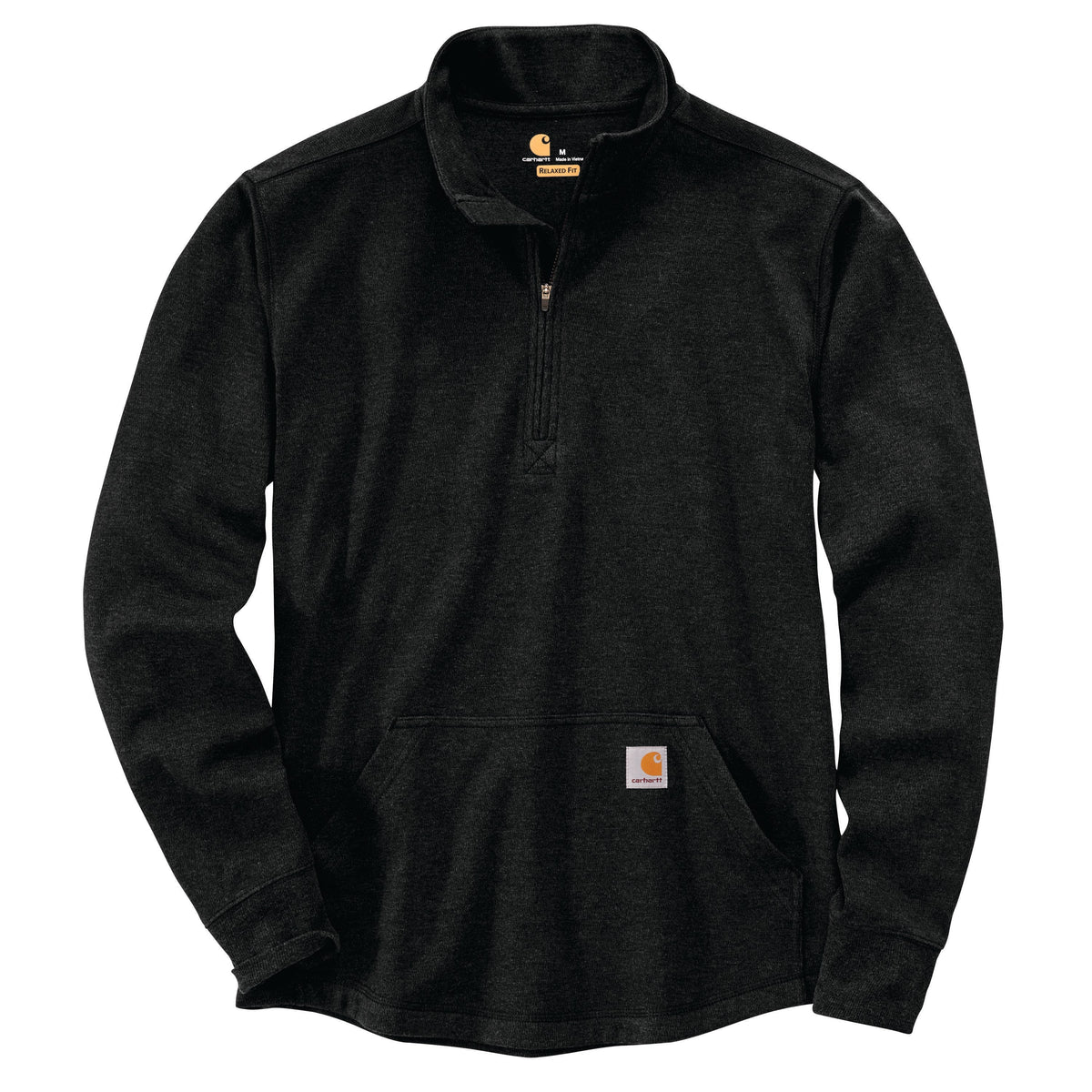 Carhartt Men's Relaxed Fit Long Sleeve Thermal Shirt Thermals & Underwear Carhartt Black 2XL Reg